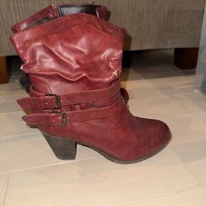 Red boots women’s
